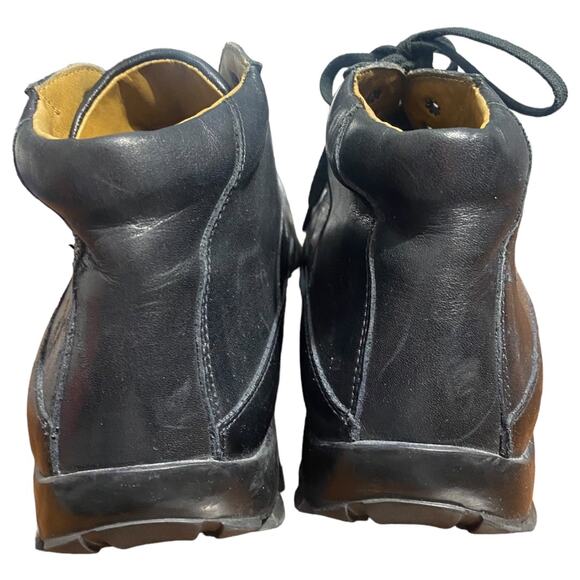 Ermenegildo Zegna Sport Luxury Black Genuine Leather Streetwear Boots men\'s 9 D main image 8